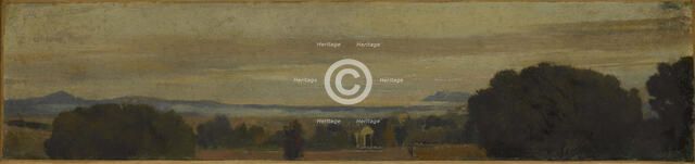 Paysage d'Italie, bord de mer, between 1859 and 1864. Creator: Jean Jacques Henner.