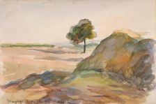 Paysage (Eragny), 1890. Creator: Camille Pissarro