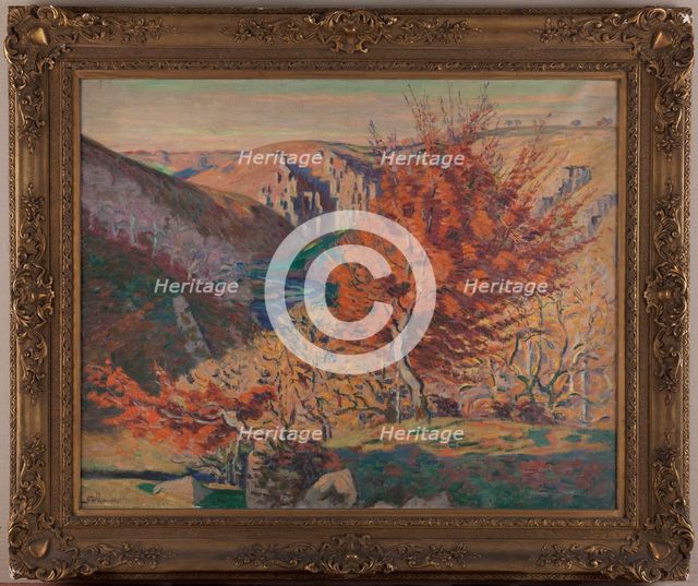 Paysage, le rocher de la Fileuse, between 1893 and 1920. Creator: Armand Guillaumin.