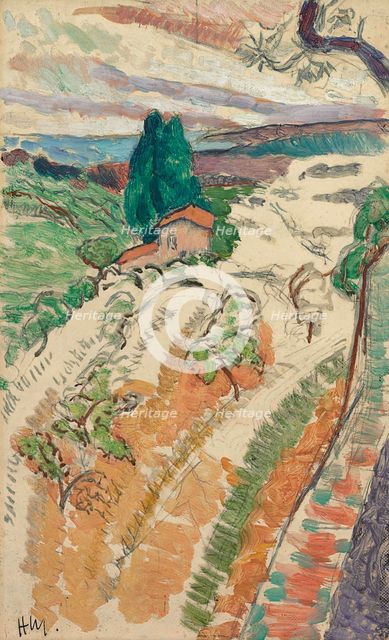 Paysage, St. Tropez, c1904. Creator: Matisse, Henri (1869-1954).