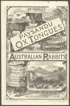Paysandu ox tongue, 1890s