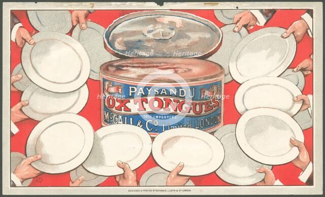 Paysandu ox tongue, 1890s. Artist: Unknown