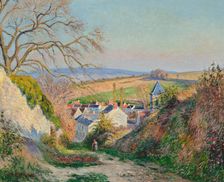 Paysanne dans Eragny. Creator: Vignon, Victor (1847-1909)