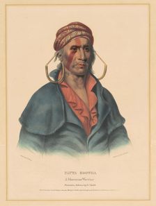 Payta Kootha, a Shawnee Warrior, 1836. Creator: Albert Newsam