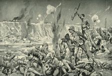 Paardeberg: The Assault on Cronje's Position (1901). Creator: Unknown