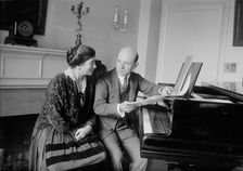 Pablo Casals & wife, between c1915 and c1920. Creator: Bain News Service