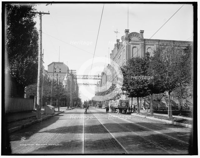 Pabst Brewery, Milwaukee, between 1890 and 1901. Creator: Unknown.