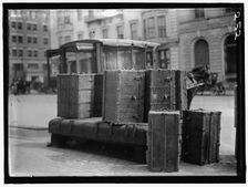 Packing Trunks, between 1909 and 1914. Creator: Harris & Ewing