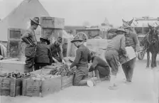 Packing at Texas City, between c1910 and c1915. Creator: Bain News Service