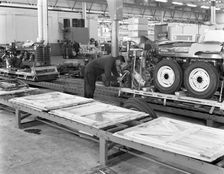 Packing section, International Harvester tractor factory, Doncaster, South Yorkshire 1966. Artist: Michael Walters