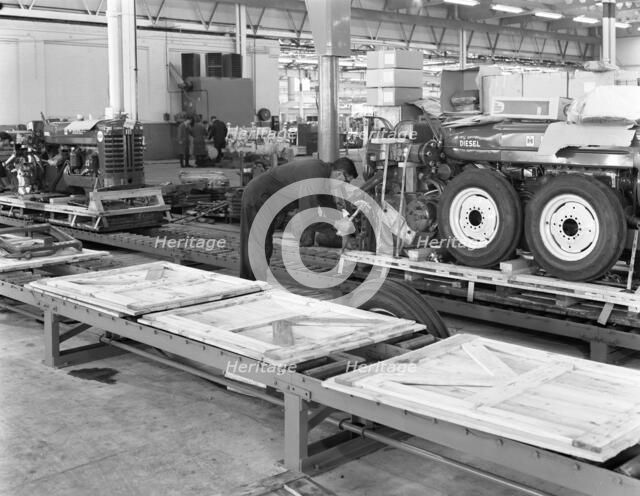 Packing section, International Harvester tractor factory, Doncaster, South Yorkshire 1966. Artist: Michael Walters