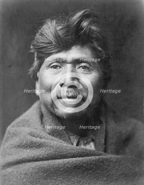 Pachilawa-Walapai chief, c1907. Creator: Edward Sheriff Curtis.