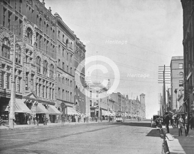 Pacific Avenue, Tacoma, Washington, USA, c1900.  Creator: Unknown.