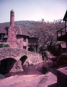 Pack-horse bridge, Allerford, Somerset, c1950s. Creator: Arthur Charles Kirby Ware
