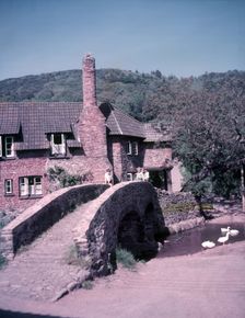 Pack-horse bridge, Allerford, Somerset, c1950s. Creator: Arthur Charles Kirby Ware