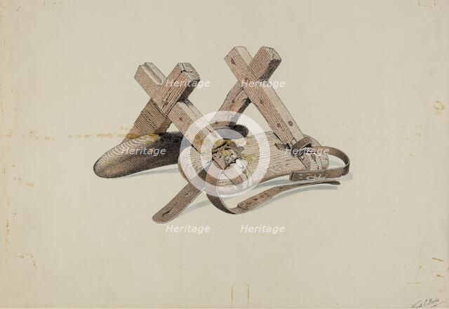 Pack Saddle, 1935/1942. Creator: Frank C. Barks.