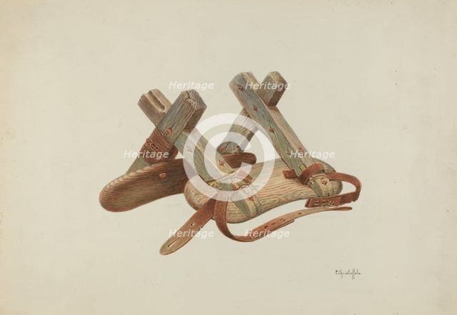 Pack Saddle, c. 1940. Creator: Cornelius Christoffels.