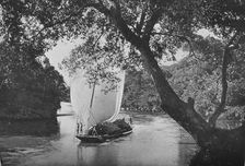Padda Boat in Full Sail c1890, (1910). Artist: Alfred William Amandus Plate