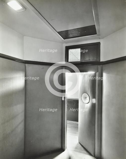 Padded room, Saint Ebba's Hospital, Surrey, 1938. Artist: Unknown.