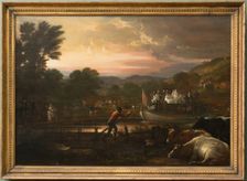 Paddington Canal, 1801. Creator: Benjamin West
