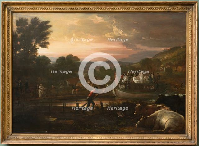 Paddington Canal, 1801. Creator: Benjamin West.