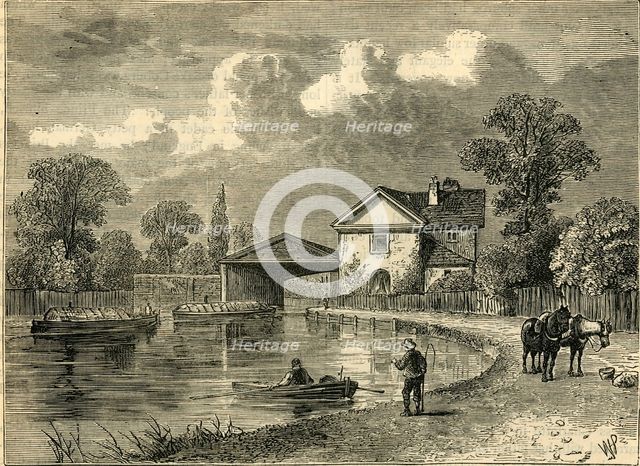 'Paddington Canal, 1820', (c1876). Creator: Unknown.