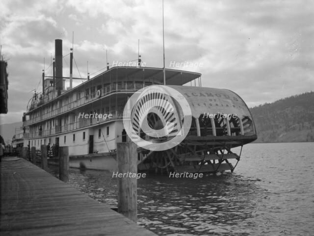 Paddle steamer, September 1921. Creator: Unknown.