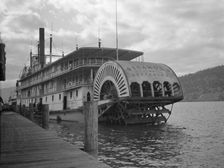 Paddle steamer, September 1921. Creator: Unknown