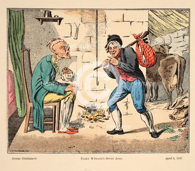 Paddy M'Shane's Seven Ages, 1807.