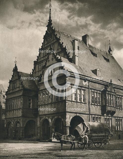 'Paderborn - Rathaus', 1931. Artist: Kurt Hielscher.