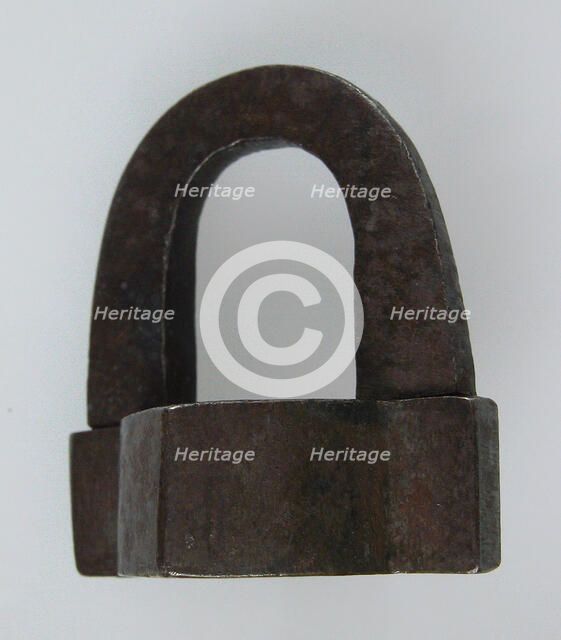 Padlock, French (?), 16th century. Creator: Unknown.