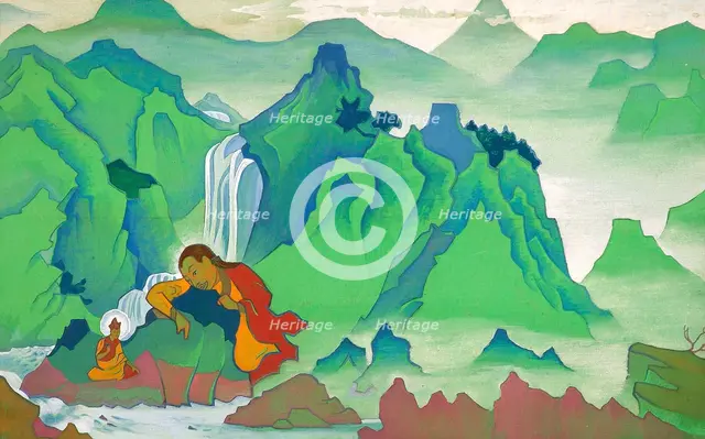 'Padma Sambhava', 1924.  Artist: Nicholas Roerich