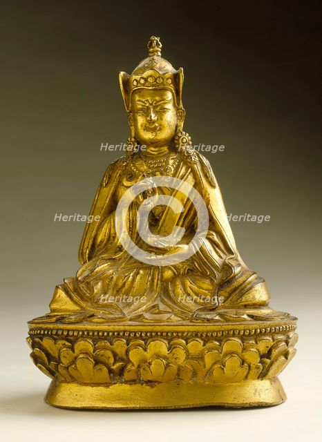 Padmasambhava (Guru Rinpoche, 8th century), 17th-18th century. Creator: Unknown.