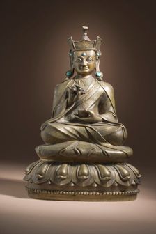 Padmasambhava (Guru Rinpoche, 8th century) (image 1 of 6), 15th-16th century. Creator: Unknown