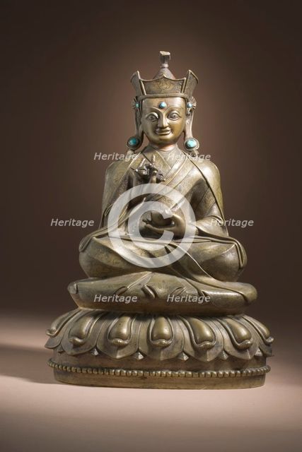 Padmasambhava (Guru Rinpoche, 8th century) (image 1 of 6), 15th-16th century. Creator: Unknown.