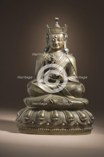 Padmasambhava (Guru Rinpoche, 8th century) (image 1 of 6), 15th-16th century. Creator: Unknown.