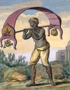 Paeni Caori (religious devotee carrying offerings for the gods),1782. Creator: Pierre Sonnerat (1748-1814)