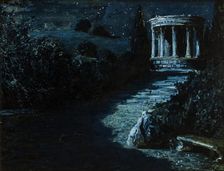 Paesaggio Notturno (Night Landscape), 1908. Creator: Wolf Ferrari, Teodoro (1878-1945)