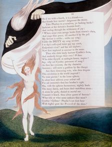 Page 46 from the Nights of Edward Young's Night Thoughts, c1797. Artist: William Blake