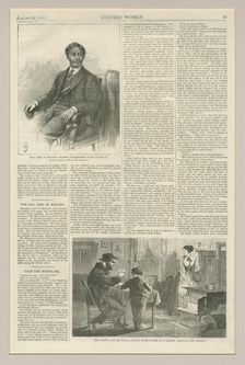 Page 53 from Harper's Weekly with an article about John W. Menard, January 23, 1869. Creator: Unknown