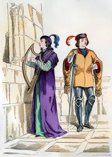 Page and troubadour of the 13th century, 1882-1884