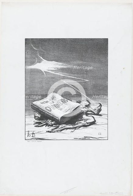 Page d'histoire, 1870.  Creator: Honore Daumier.