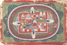 Page from a Dispersed Bhagavata Purana Manuscript (Life of Krishna), ca. 1775. Creator: Unknown