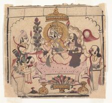 Page from a Dispersed Ramayana: (Story of Rama), ca. mid-18th century. Creator: Unknown