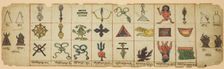 Page from a Notebook with Ritual Symbols, Mongolia, 19th-20th century. Creator: Unknown