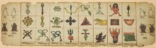 Page from a Notebook with Ritual Symbols, Mongolia, 19th-20th century. Creator: Unknown