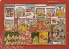 Page from a series of the Bhagavata Purana, c1780