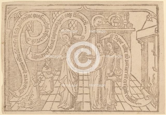 Page from "Canticum Canticorum": 2nd Edition, in or after 1465. Creator: Unknown.