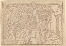 Page from "Canticum Canticorum": 2nd Edition, in or after 1465. Creator: Unknown