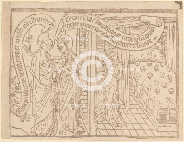 Page from "Canticum Canticorum": 2nd Edition, in or after 1465. Creator: Unknown.